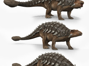 Ankylosaur 8K - fully animated 3D Model