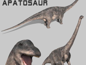 Apatosaur Forever - 8K 3D Model