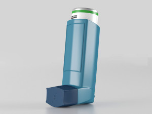 Asthma inhaler 3D Model