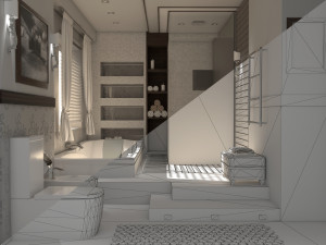 Bathroom 01 VR-ready 3D Model