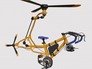 Bicyclecopter 3D Model