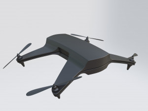 Black Drone 3D Model