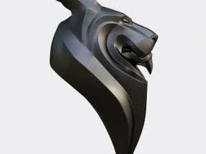 Bust of a lion 3D Model