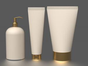 Cans For Cosmetics 3D Model
