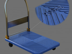 Cart Platform Truck 3D Model