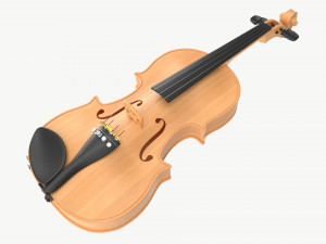 Classic Adult Violin Light 3D Model