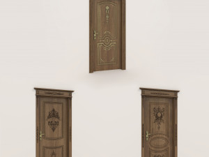 Classic Door Collection 3 3D Model