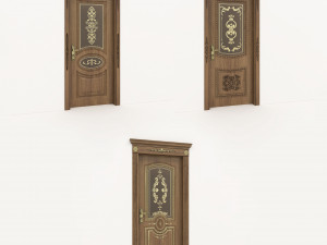 Classic Door Collection 4 3D Model