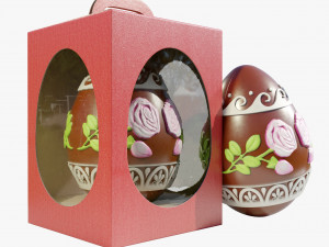 Decorated Easter Egg 3D Model