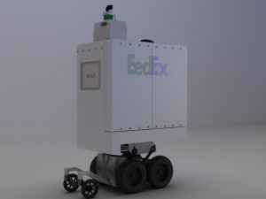 delivery robot 3D Model