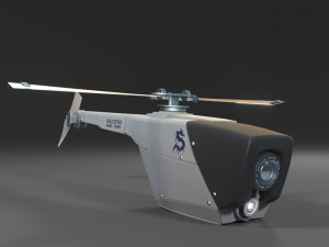 Drone helicopter 3D Model