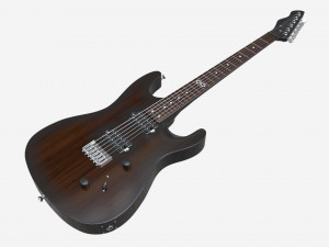 Electric guitar 01 3D Model