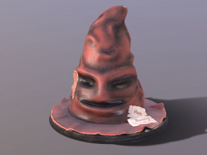 Harry Potter Hat Cake 3D Model