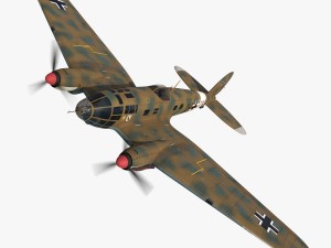heinkel he 111 1h-fk 3D Model
