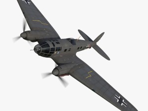 heinkel he 111 6n-ck 3D Model
