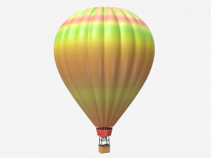 Hot air balloon 3D Model