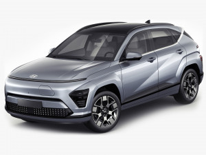 Hyundai Kona Electric EV 2024 3D Model