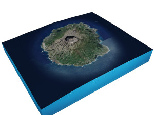 Miyake Island Japan Terrain  3D Model