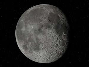 moon 4k textured 3D Model