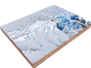 Mount Logan Mountain Canada Terrain  3D Model