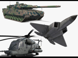 Nato War Beasts - 3d animated models 3D Model