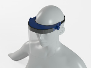 Protective visor virus 3D Model