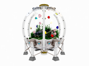 Sci Fi Aquarium AQ1 3D Model