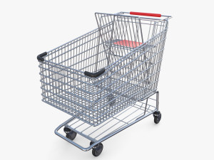 Shopping cart v8 3D Model