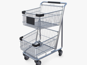 Shopping cart v9 3D Model