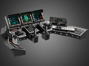 Spaceship control panel 3D Model