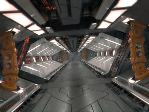 starship tunnel 3D Model